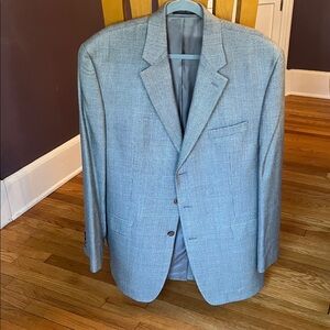 Ralph Lauren Men's 44L Silk Wool Blazer Sports Jacket Perfect for Summer Events
